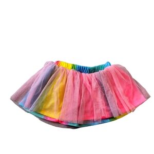 Dream Works Trolls World Tour colorful Rainbow tutu baby girl 12 M Balletcore